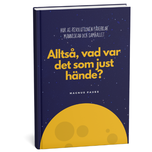 Omslaget till boken Alltså, vad var det som just hände? av Magnus Paues
